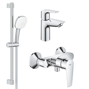 Комплект смесителей Grohe BauEdge New 3 в 1 для ванной (UA123208S1)