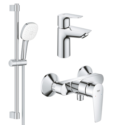 Комплект смесителей Grohe BauEdge New 3 в 1 для ванной (UA123208S1)