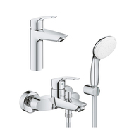 Комплект смесителей Grohe Eurosmart 2 в 1 для ванной (UA123302M0)