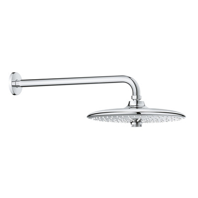Верхний душ Grohe Euphoria 260 с душевым кронштейном 380 мм, 3 режима струи (26458000)