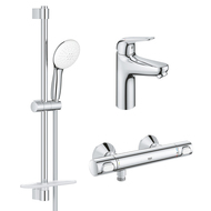 Комплект смесителей Grohe Euroeco New 3 в 1 для душа (UA123241M0)