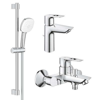 Комплект смесителей Grohe BauLoop New 3 в 1 для ванной (UA123215M1)