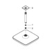 Bерхний душ Grohe Tempesta 250 Cube с кронштейном к стене с WaterSaving (26687000)