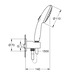 Душевой набор Grohe Tempesta 100, 2 вида струй (264062433)