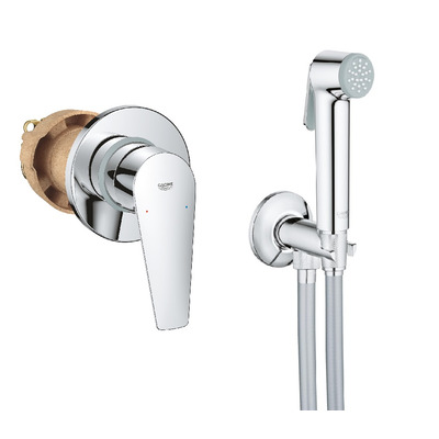 Комплект Grohe BauEdge 2 в 1 для туалета (гигиенический душ со смесителем скрытого монтажа) (UA28343001)