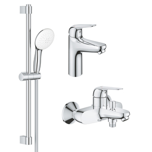 Комплект смесителей Grohe Euroeco New 3 в 1 для ванной (UA123226M0)