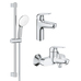 Комплект смесителей Grohe Euroeco New 3 в 1 для ванной (UA123226M0)
