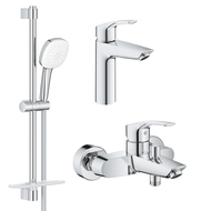Комплект смесителей Grohe Eurosmart 3 в 1 для ванной (UA123246M3)