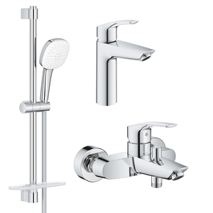 Комплект смесителей Grohe Eurosmart 3 в 1 для ванной (UA123246M3)