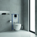 Комплект 3-в-1 Grohe Rapid SL для подвесного унитаза (кнопка Skate Cosmopolitan черный глянец) (39940000)