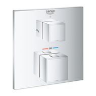 Термостат для душа Grohe Grohtherm Cube с переключателем на 2 положения (24154000)