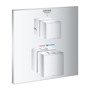 Термостат для душа Grohe Grohtherm Cube с переключателем на 2 положения (24154000)