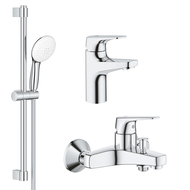 Комплект смесителей Grohe BauFlow 3 в 1 для ванной (UA121624S1)