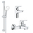Комплект смесителей Grohe BauFlow 3 в 1 для ванной (UA121624S1)