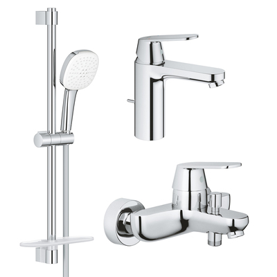 Комплект смесителей Grohe Eurosmart Cosmopolitan 3 в 1 для ванной (UA126112M3)