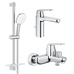 Комплект смесителей Grohe Eurosmart Cosmopolitan 3 в 1 для ванной (UA126112M3)