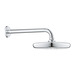 Верхний душ Grohe Tempesta 210 с душевым кронштейном 286 мм, 1 режим струи (26411000)