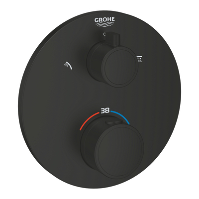 Термостат для душа Grohe Grohtherm с переключателем на 2 положения верхний/ручной душ (1022082430)