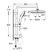 Душевая система Grohe Tempesta System 250 Flex с переключателем настенного монтажа (26675001)