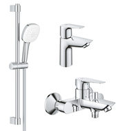 Комплект смесителей Grohe BauEdge New 3 в 1 для ванной (UA123365S1)