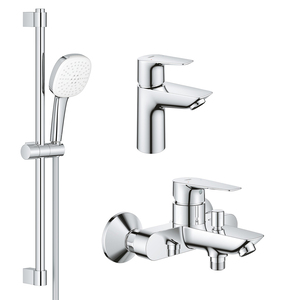 Комплект смесителей Grohe BauEdge New 3 в 1 для ванной (UA123365S1)