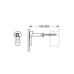 Дистанционное крепление инсталляции Grohe Rapid SL (3855800M)