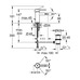 Смеситель однорычажный Grohe Essence для биде 1/2" S-размера (24178001)