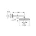 Bерхний душ Grohe Tempesta 250 Cube с кронштейном к стене с WaterSaving (266872430)