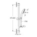 Душевой гарнитур Grohe Tempesta 110, 1 режим струи (27924003)