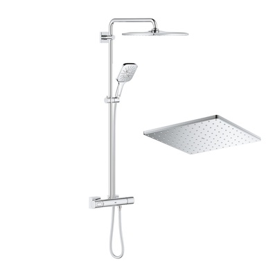 Душевая система Grohe Rainshower Smartactive Cube 310 с термостатом для настенного монтажа (26649000)