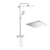 Душевая система Grohe Rainshower Smartactive Cube 310 с термостатом для настенного монтажа (26649000)