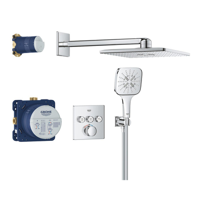 Душевой комплект Grohe Grohtherm SmartControl Rainshower SmartActive 310 Cube (34864000)