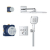 Душевой комплект Grohe Grohtherm SmartControl Rainshower SmartActive 310 Cube (34864000)