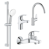 Комплект смесителей Grohe BauCurve 4 в 1 для ванной (UA122218K1)