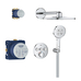 Прихована Душова система Grohe Grohtherm SmartControl з Rainshower SmartActive 310 (34863000)