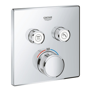Термостат скрытого монтажа Grohe Grohtherm SmartControl с двумя кнопками управления (29124000)