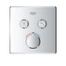 Термостат скрытого монтажа Grohe Grohtherm SmartControl с двумя кнопками управления (29124000)