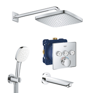Набор для комплектации ванны и душа Grohe Grohtherm SmartControl с New Tempesta 250 (UA26415SC56)