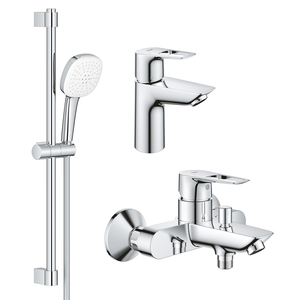 Комплект смесителей Grohe BauLoop New 3 в 1 для ванной (UA123214S1)