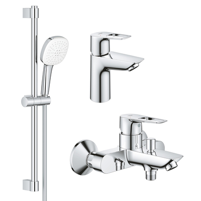 Комплект смесителей Grohe BauLoop New 3 в 1 для ванной (UA123214S1)
