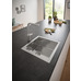 Мойка для кухни Grohe 550 x 450 мм, 1 чаша, матовая (31726SD0)