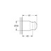 Настенный держатель для ручного душа Grohe Tempesta (28605001)