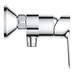 Смеситель однорычажный Grohe BauLoop New для душа (23634001)