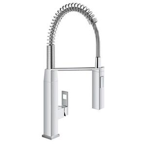 Смеситель однорычажный Grohe Eurocube для мойки (31395000)