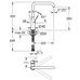 Смеситель однорычажный Grohe Essence для мойки (30505KF0)