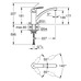 Смеситель однорычажный Grohe Eurosmart для мойки (332812433)