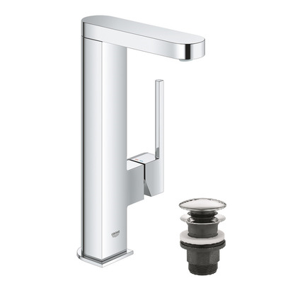 Смеситель однорычажный Grohe Plus для раковины , L-Size с нажимним донним клапаном (23873003)