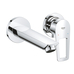 Cмеситель для раковины Grohe BauLoop New на 2 отверстия, настенный монтаж M-Size (20289001)