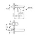 Смеситель для раковины Grohe Eurosmart New на два отверстия S-Size (29337003)