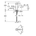 Смеситель однорычажный Grohe Essence для раковины S-Size (24172KF1)
